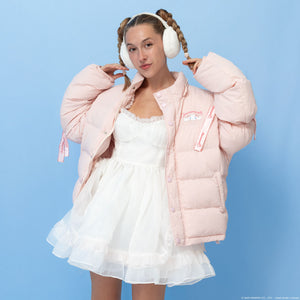 Cinnamoroll x JapanLA Bows Puffer Jacket Apparel JapanLA