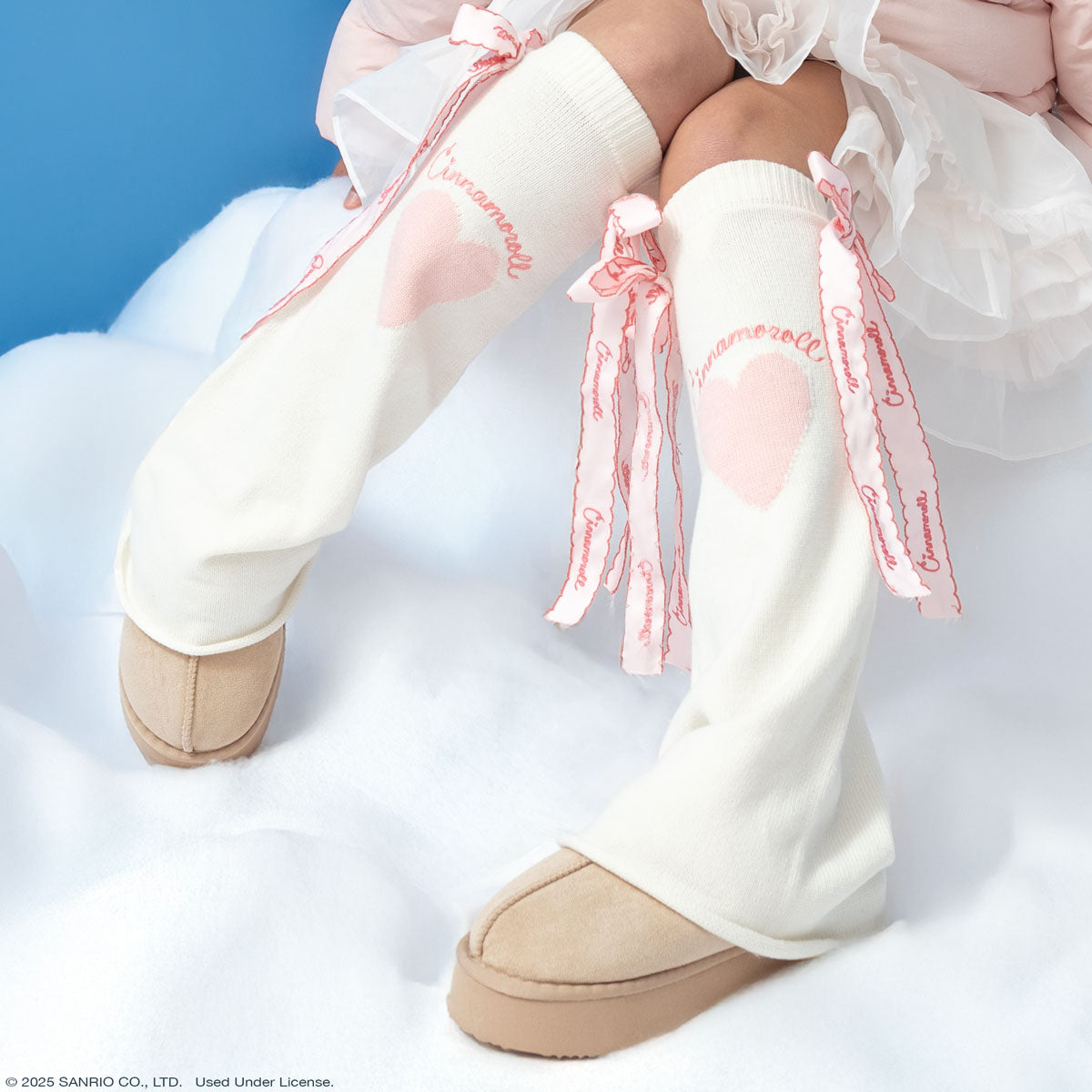 Cinnamoroll x JapanLA Bows Leg Warmers Apparel JapanLA