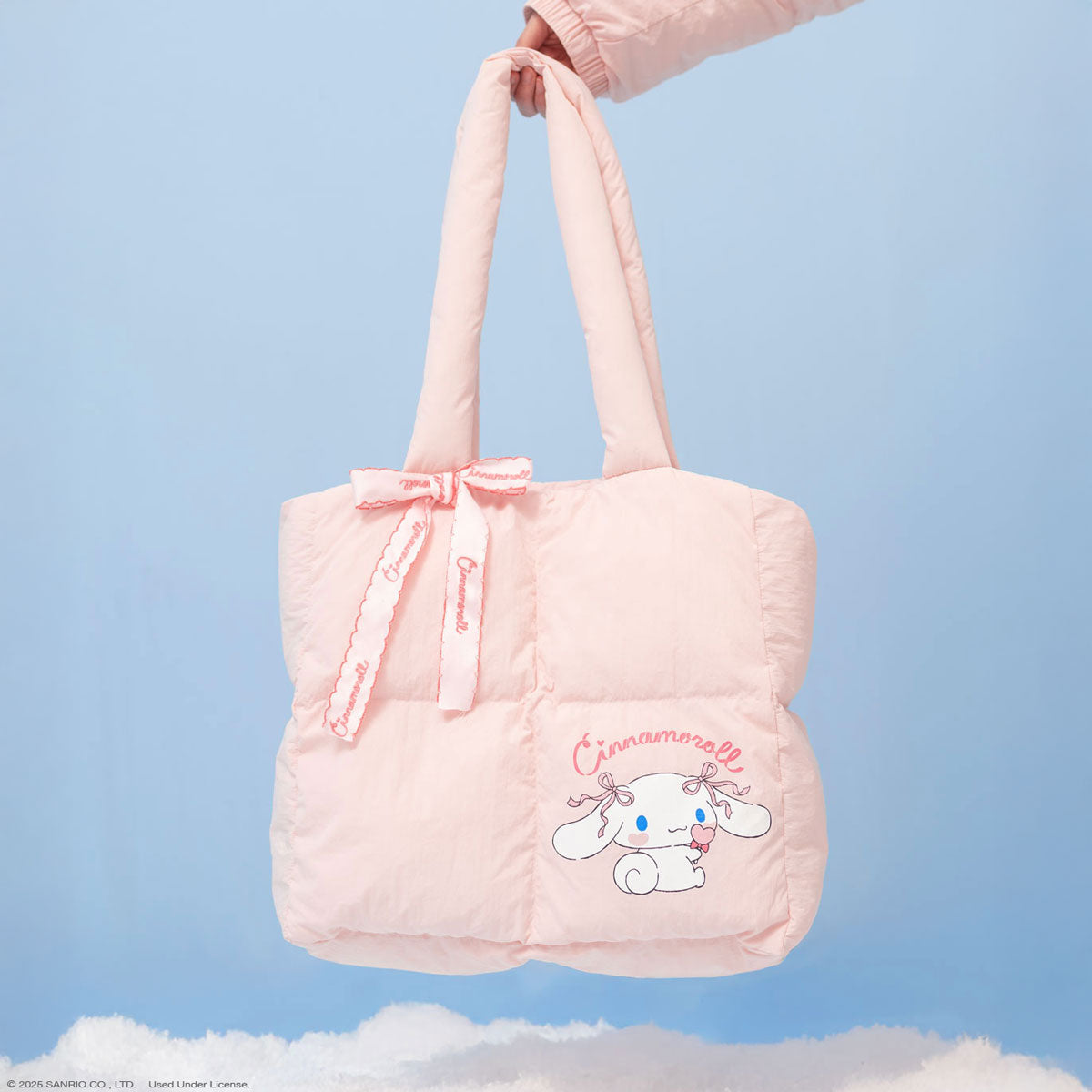 Cinnamoroll x JapanLA Bows Puffer Tote Bag Bags JapanLA