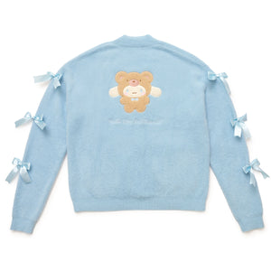 Cinnamoroll Cozy Kuma JapanLA Cardigan Apparel JAPANLA   