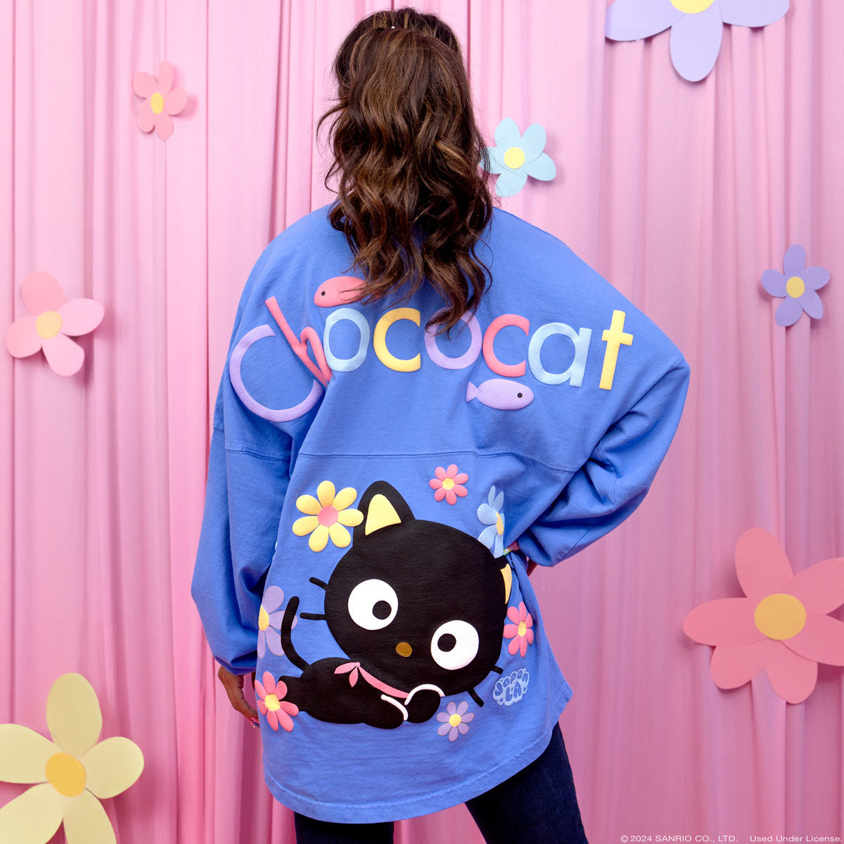 Chococat Flowers JapanLA Spirit Jersey Apparel JapanLA   