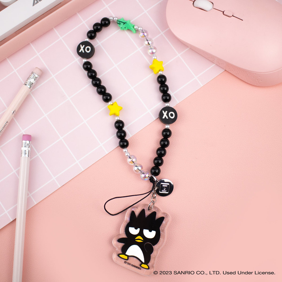 Badtz-maru Beaded Charm Mobile Phone Wrist Strap Accessory Hamee.com - Hamee US   