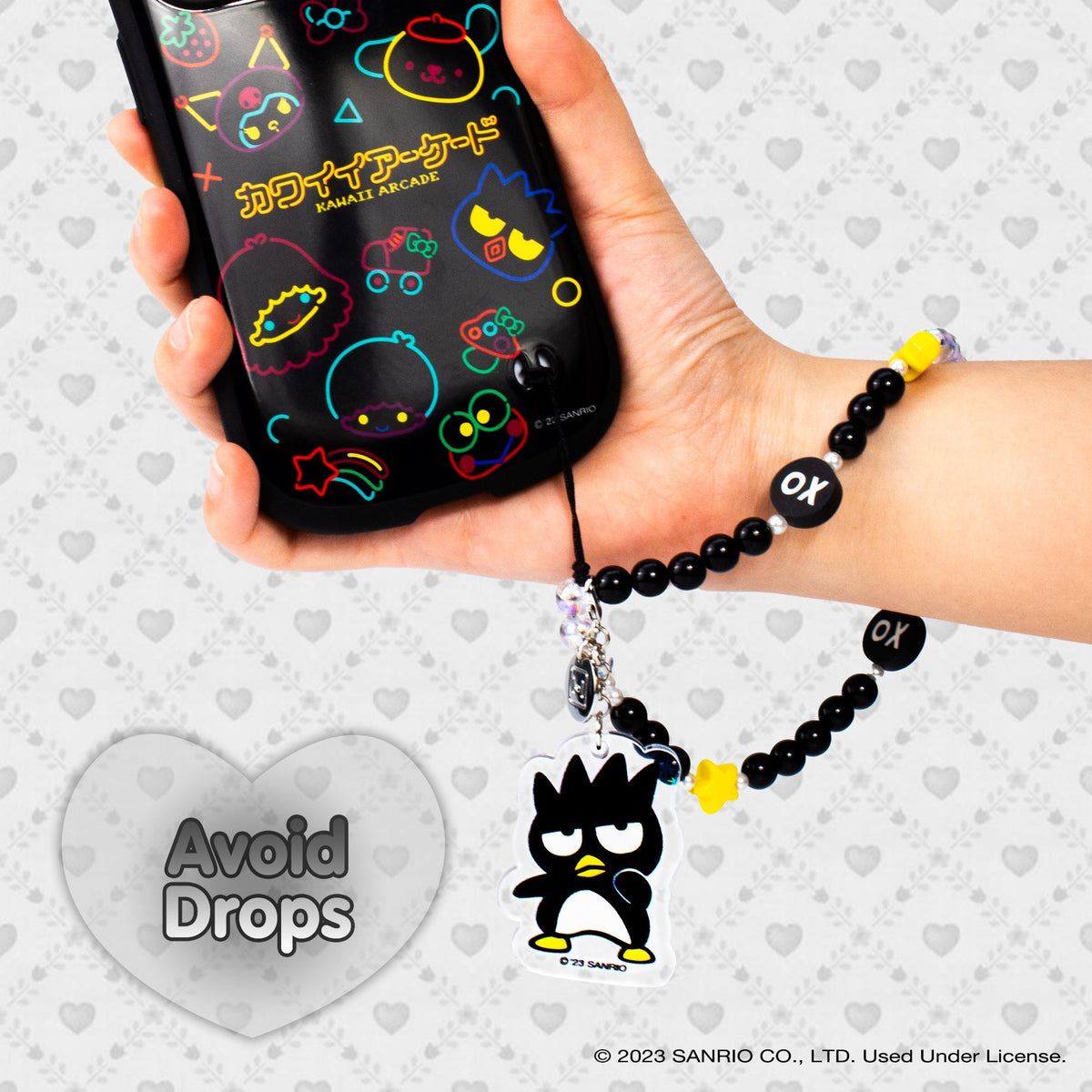 Badtz-maru Beaded Charm Mobile Phone Wrist Strap Charm Strap Hamee.com - Hamee US   