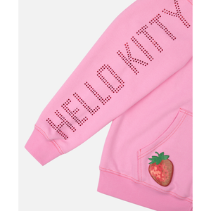 Hello Kitty x Dumbgood Zip Up Hoodie (50th Anniv.) Apparel BIOWORLD   