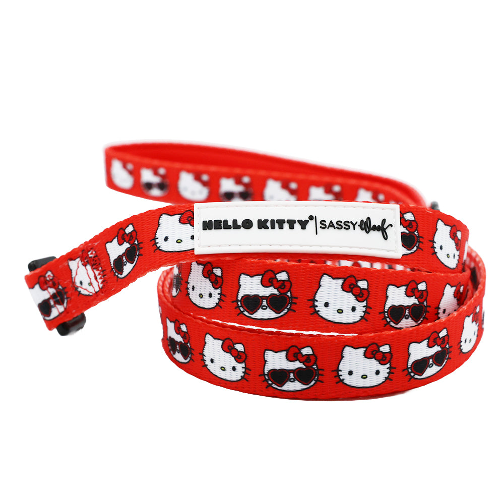 Hello Kitty x Sassy Woof Dog Leash (Classic Red) Home Goods SASSY WOOF