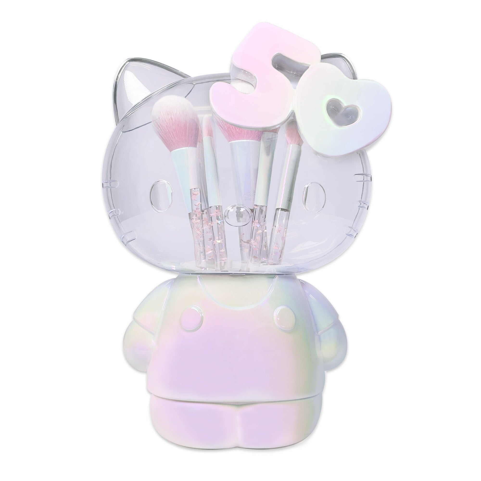 Hello Kitty x Impressions Vanity 50th Anniv. 6-Pc Brush Gift Set Beauty Impressions Vanity Co.   