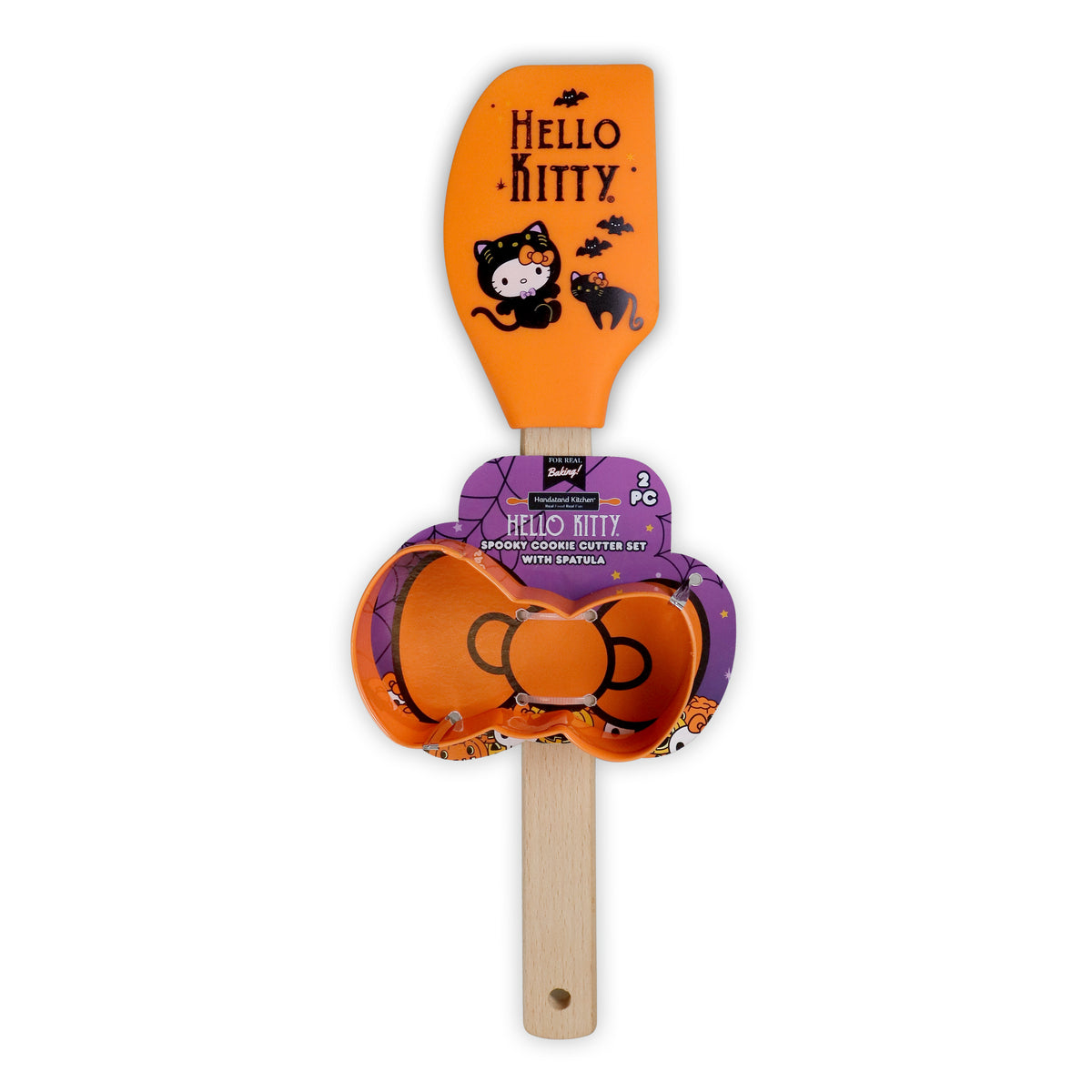 Hello Kitty Spooky Cookie Cutter Set with Spatula Home Goods Handstand Kitchen   