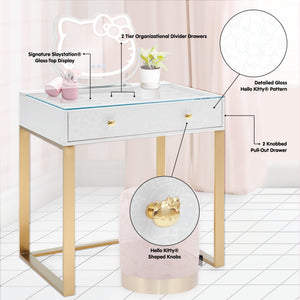 Hello Kitty x Impressions Vanity SlayStation Mini Vanity Table Home Goods Impressions Vanity Co.   