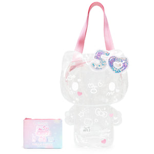 Hello Kitty 50th Anniversary JapanLA Clear Bag with Pouch Bags JapanLA   