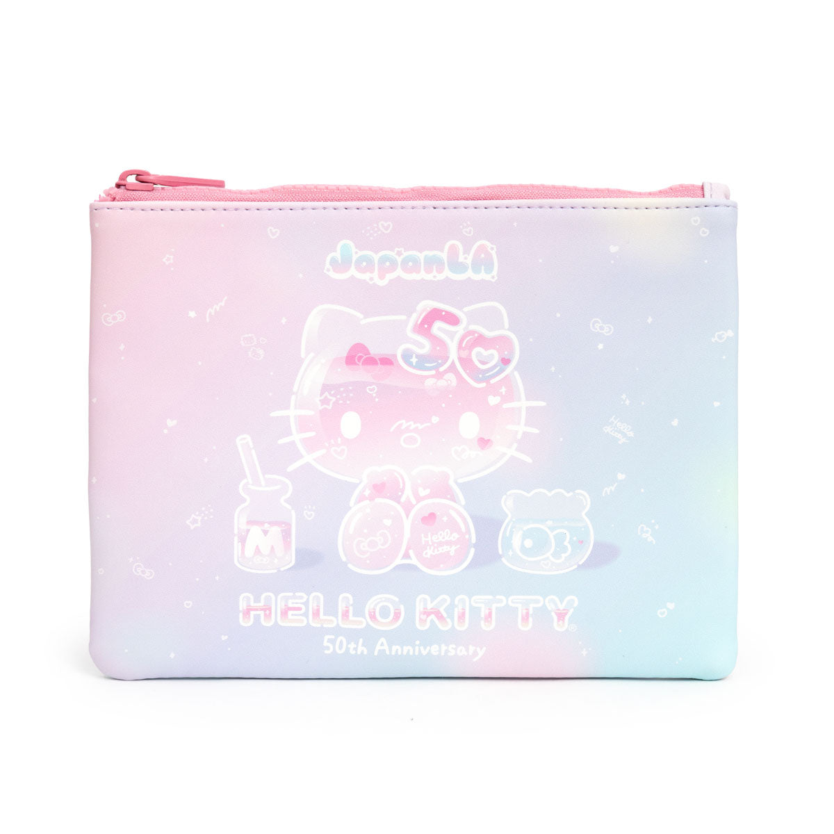 Hello Kitty 50th Anniversary JapanLA Clear Bag with Pouch Bags JapanLA   