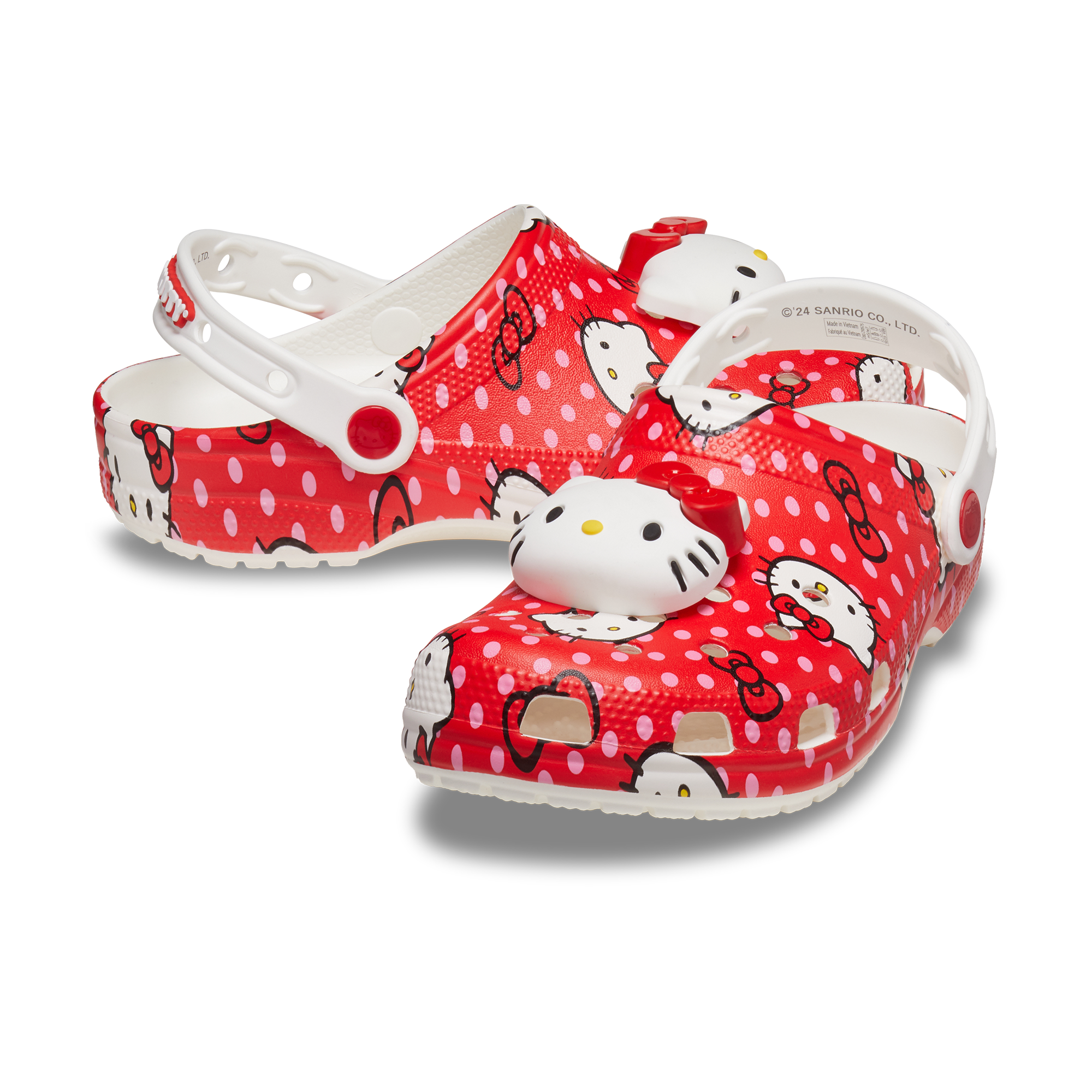 Hello Kitty x Crocs Adult Red Classic Clog Shoes Crocs   