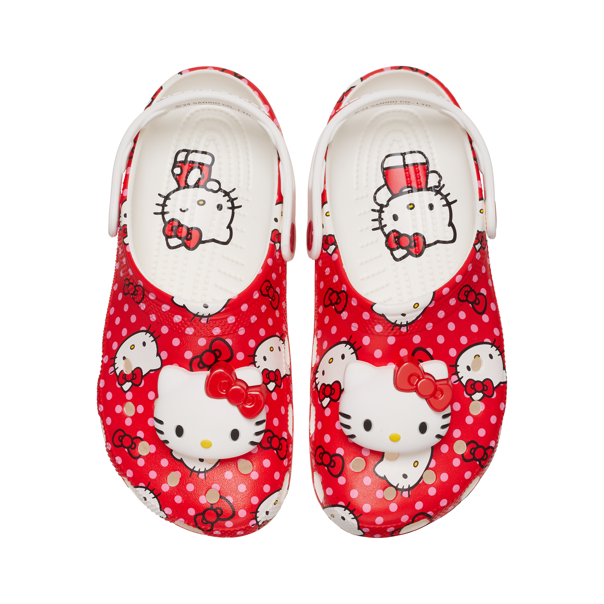 Hello Kitty x Crocs Adult Red Classic Clog Shoes Crocs   