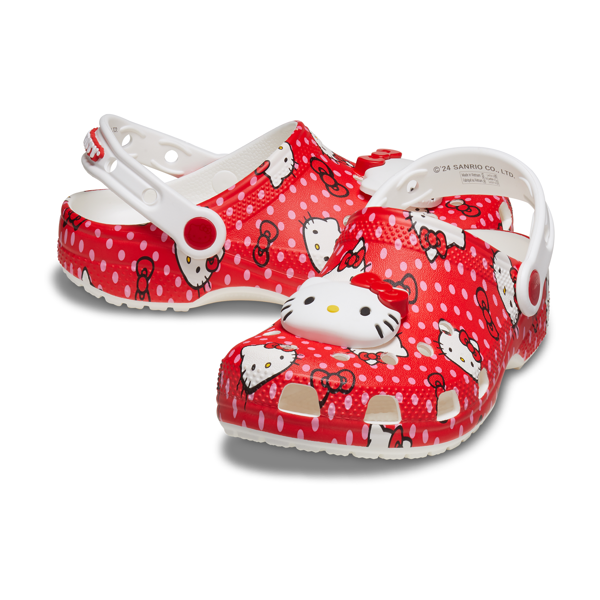 Hello Kitty x Crocs Kids Red Classic Clog Shoes Crocs   