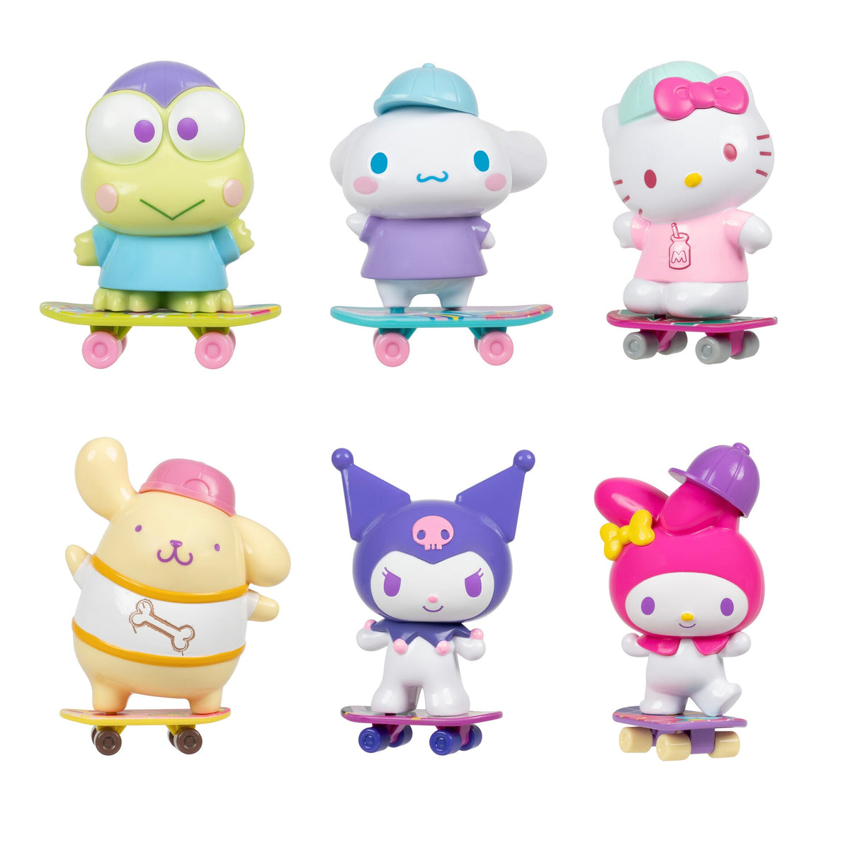 Hello Kitty and Friends 4&quot; Ultra-Premier 6-Pc Figure Set Toys&amp;Games Jazwares   