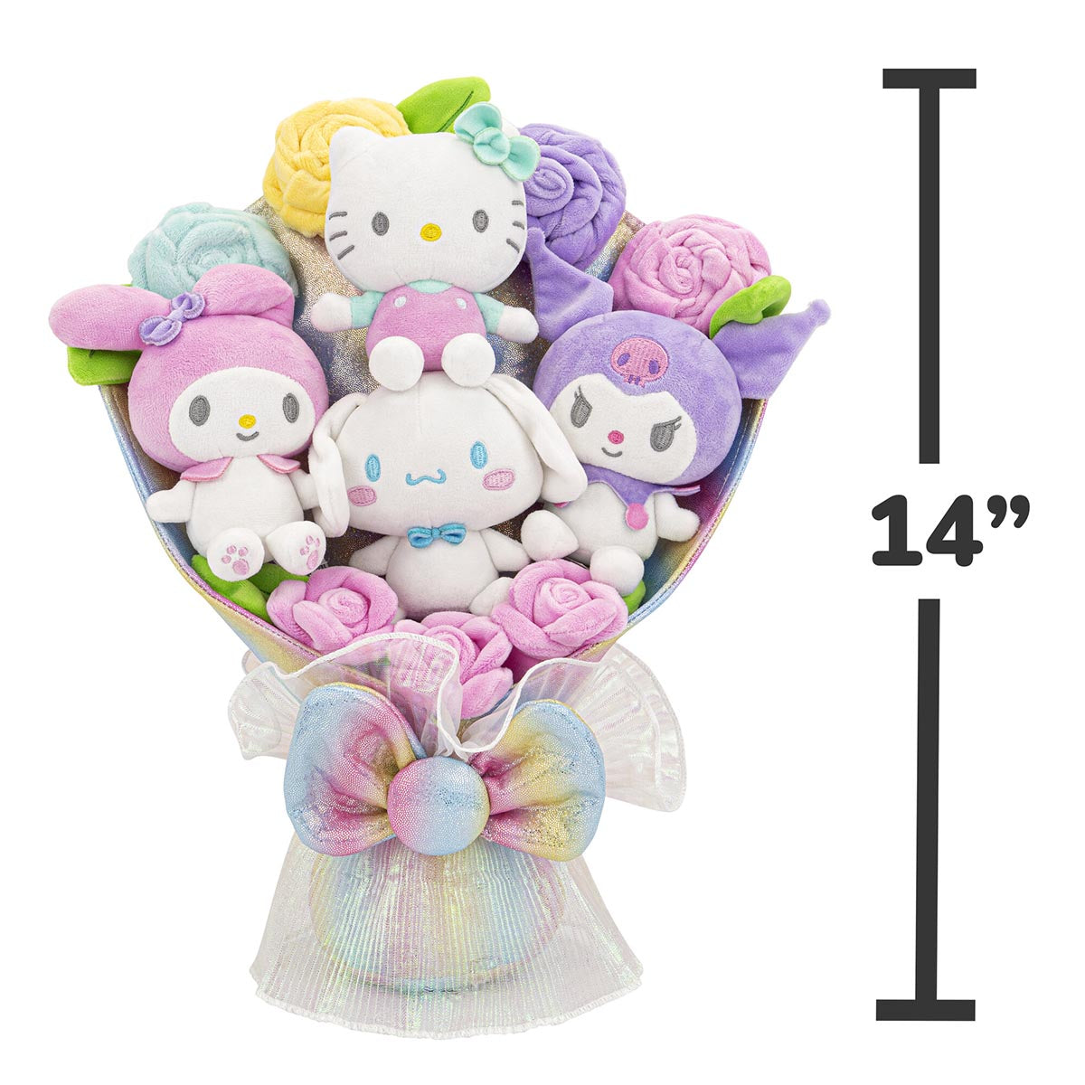 Hello Kitty and Friends 14-inch Ultra-Premier Plush Bouquet - Limited Edition Toy Playsets Jazwares