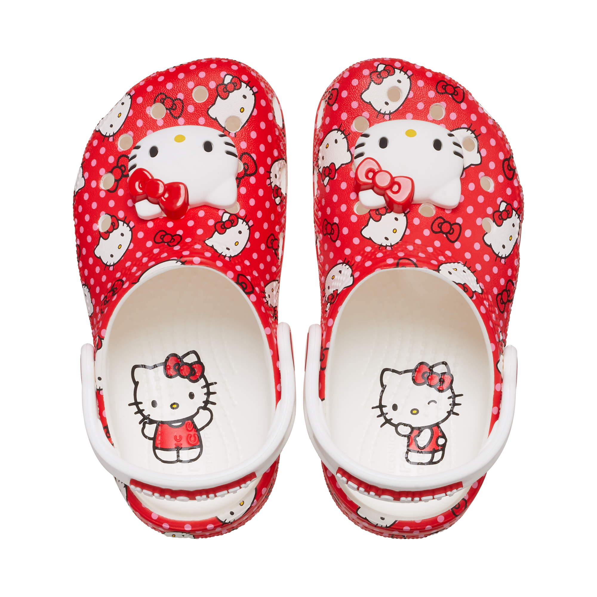 Hello Kitty x Crocs Toddler Red Classic Clog Shoes Crocs   