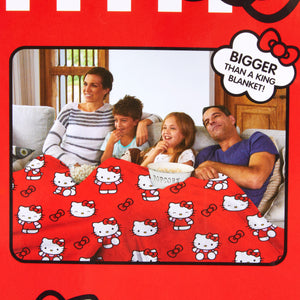 Hello Kitty Always Red Cozy Throw Blanket