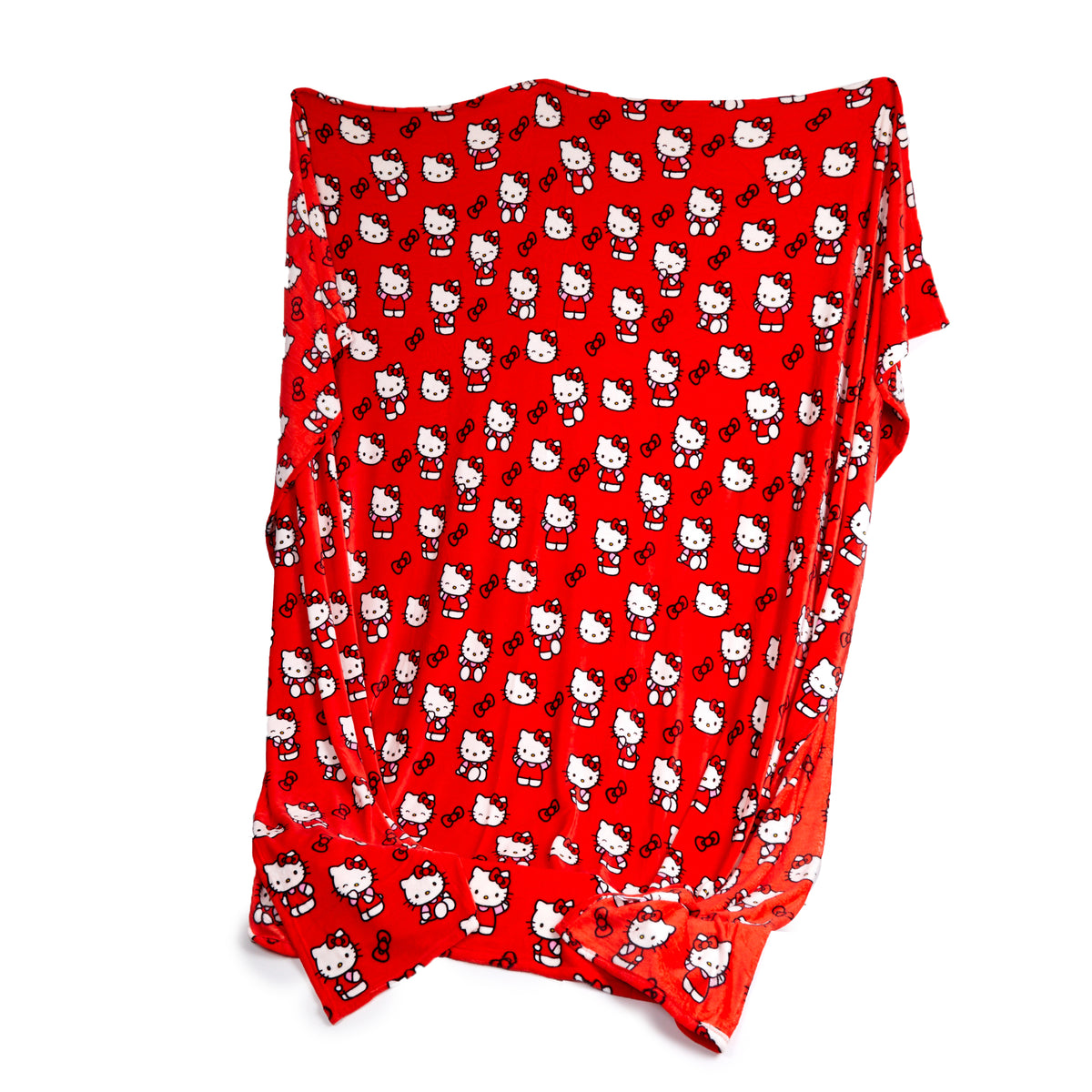 Hello Kitty Always Red Cozy Throw Blanket