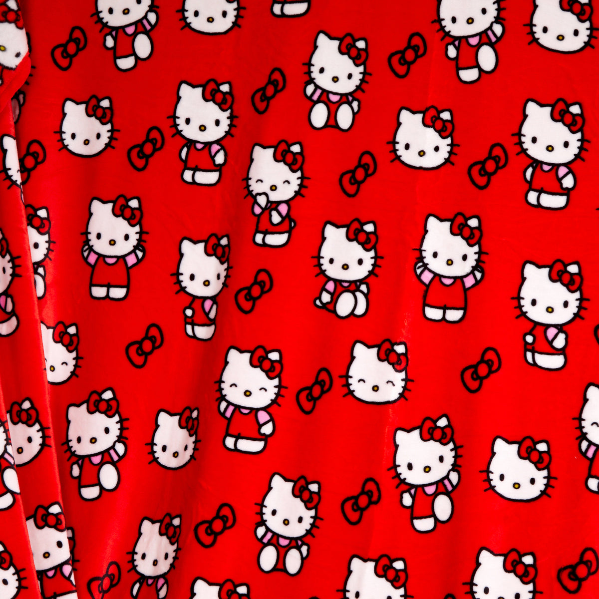 Hello Kitty Always Red Cozy Throw Blanket