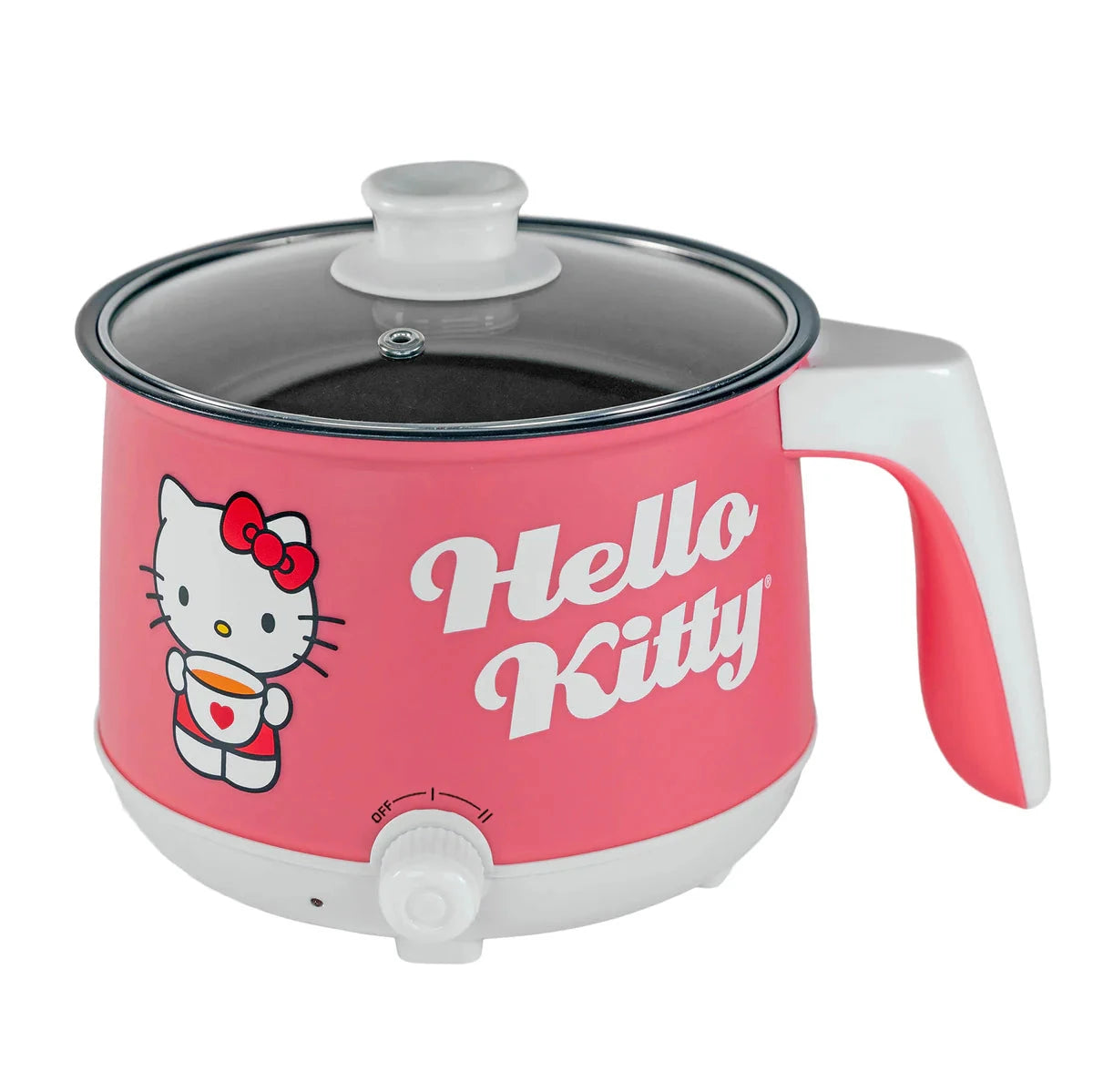 Hello Kitty Hot Pot with Ramen Bowls Set Home Goods Uncanny Brands LLC   