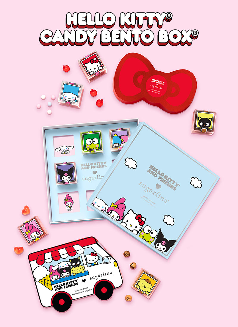 Image of Hello Kitty and Friends Sugarfina Candy Bento Box.