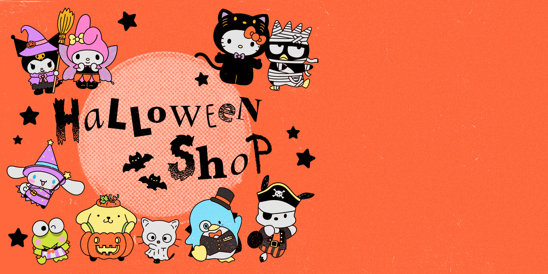 Image of the 2024 Sanrio Online Halloween Shop.