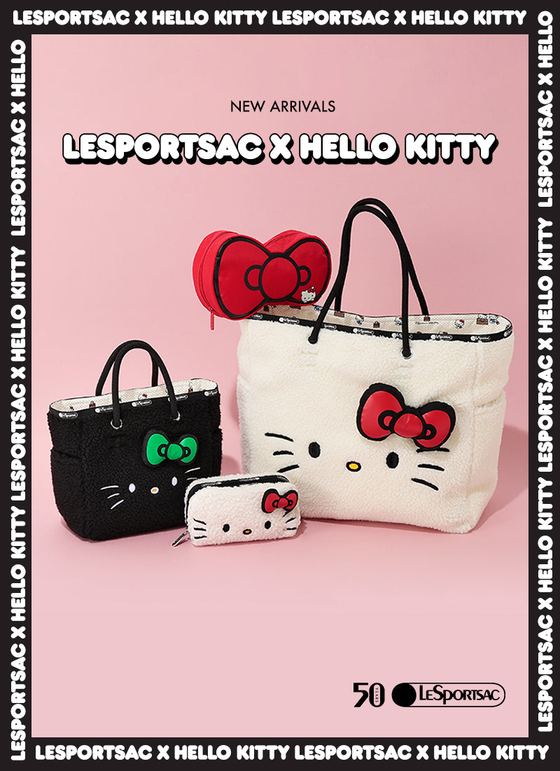 Image of Hello Kitty x LeSportsac 50th Anniversary Collection. 