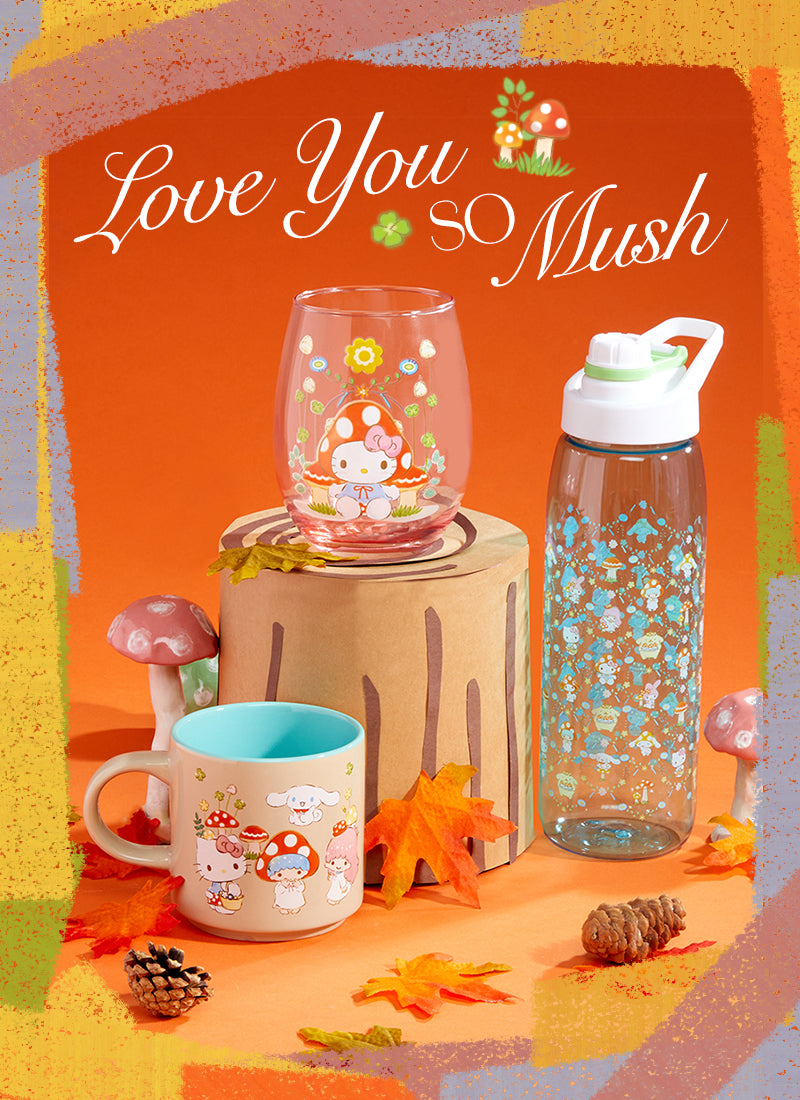 Image of Hello Kitty and Friends Mushroom Kitchenware Collection.