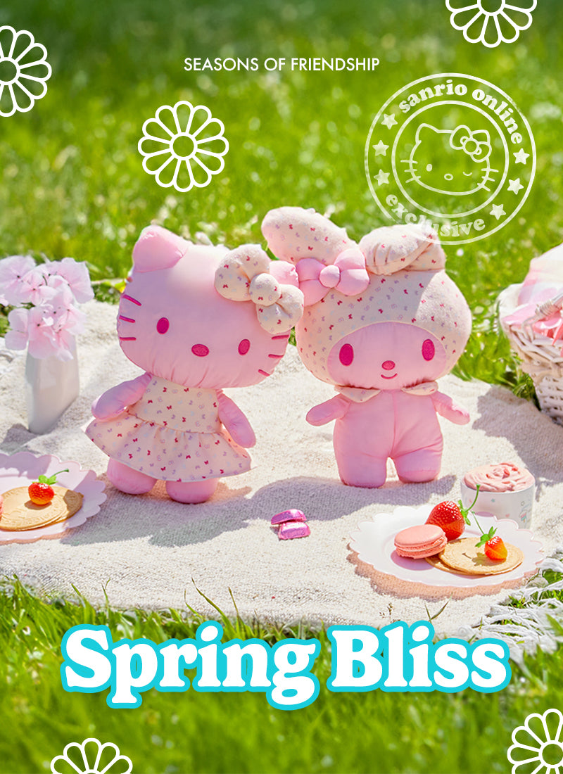 Image of Seasons of Friendship Spring Plush Collection. 