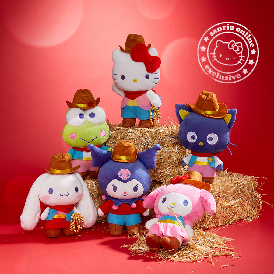 Image of Hello Kitty and Friends Western Plush Collection. 