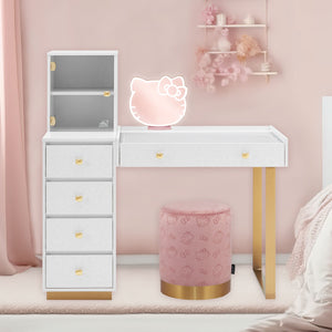 Hello Kitty x Impressions Vanity SlayStation Duet Vanity Desk Home Goods Impressions Vanity Co.   