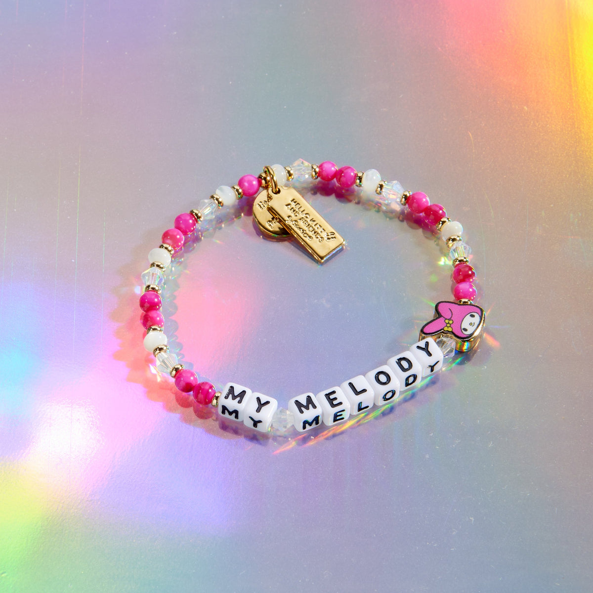 My Melody x Little Words Project Beaded Bracelet Jewelry LITTLE WORDS PROJECT   