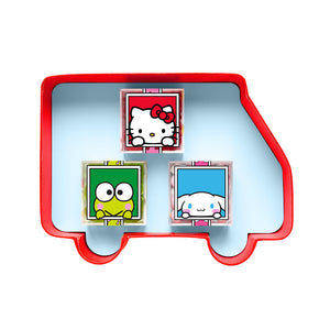 Hello Kitty and Friends x Sugarfina 3pc Truck Bento Box Seasonal Sanrio Drop Ship - Sugarfina   