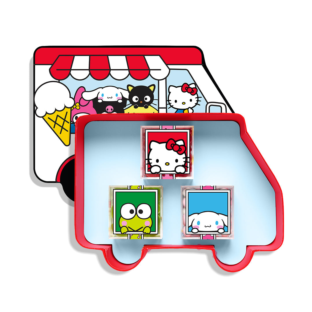 Hello Kitty and Friends x Sugarfina 3pc Truck Bento Box Seasonal Sanrio Drop Ship - Sugarfina   