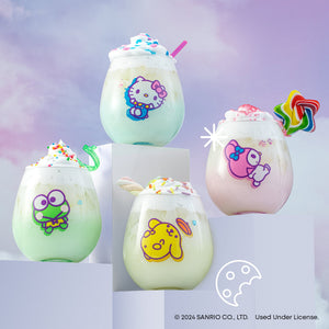 Hello Kitty and Friends Above the Clouds Stemless Glasses (Set of 4) Home Goods JoyJolt   