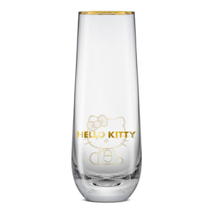 Hello Kitty Stay Gold Stemless Flutes (Set of 4) Home Goods JoyJolt   