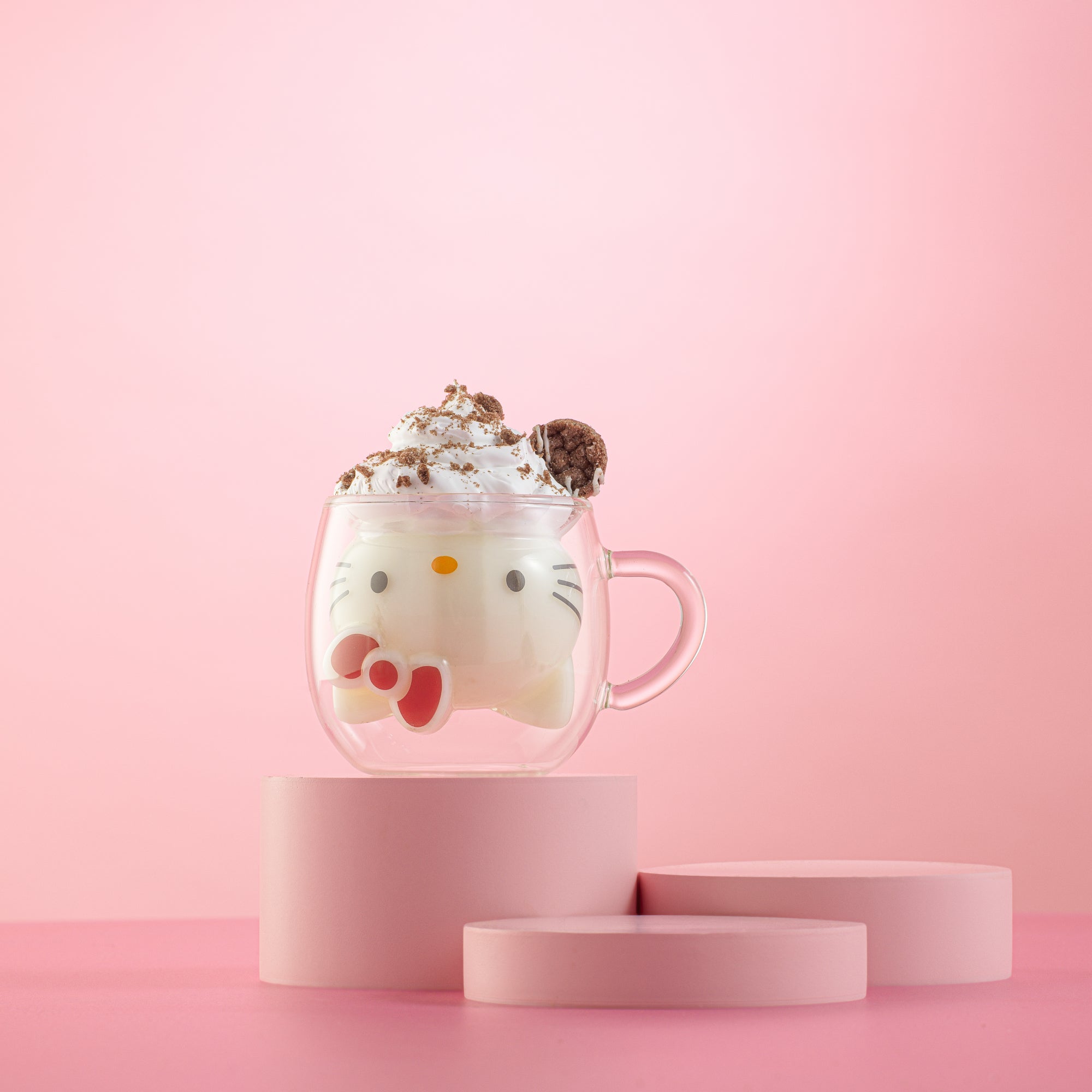 Hello Kitty® 3D Double Wall Espresso Glass JoyJolt