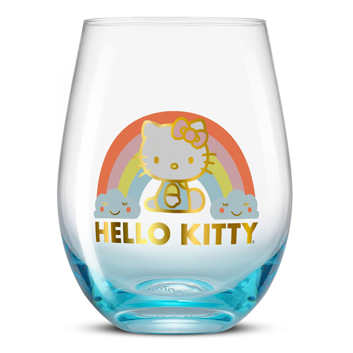 Hello Kitty Sweet Rainbow Stemless Glasses (Set of 4) Home Goods JoyJolt   