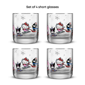 Hello Kitty® and Friends Winter Wonderland Short Glasses JoyJolt