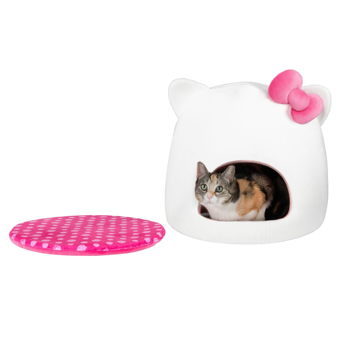 Hello Kitty Covered Pet Cave Bed