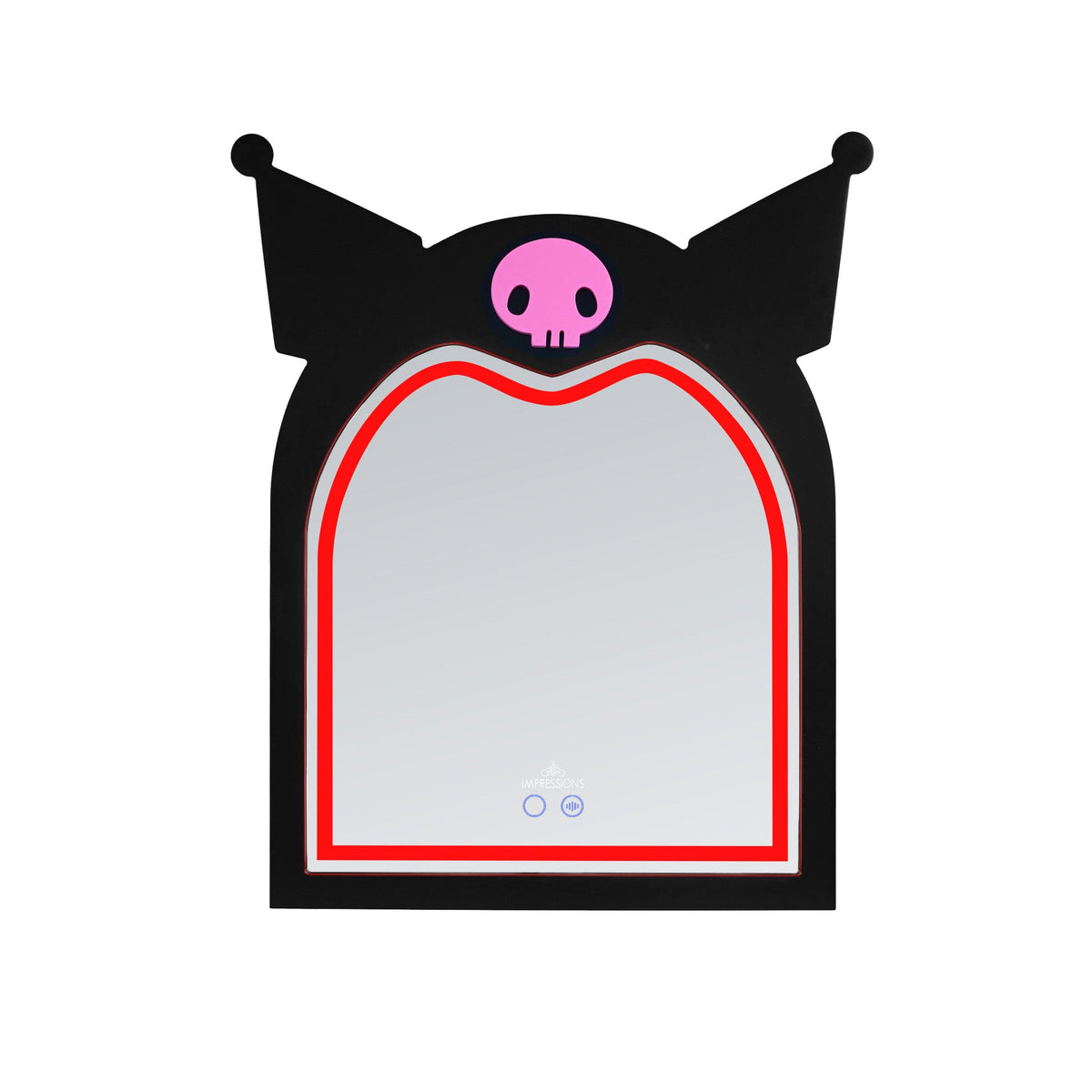 Kuromi x Impressions Vanity Arch RGB Tabletop Mirror Makeup Mirrors Impressions Vanity Co.