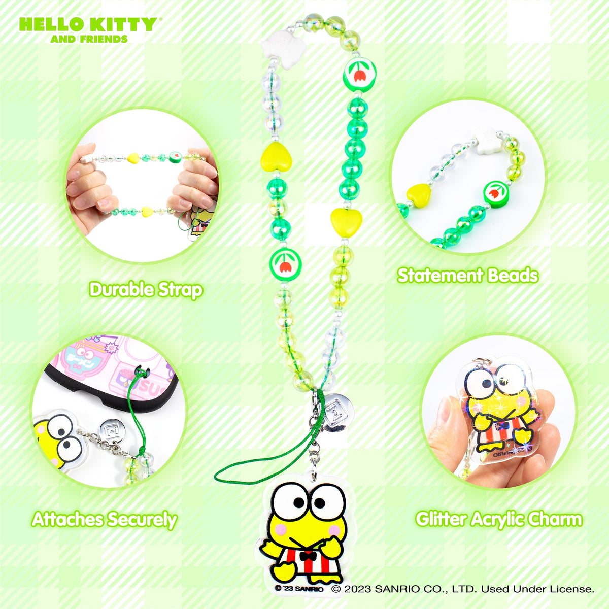 Hello Kitty & Friends 12-Piece Charm Bracelet