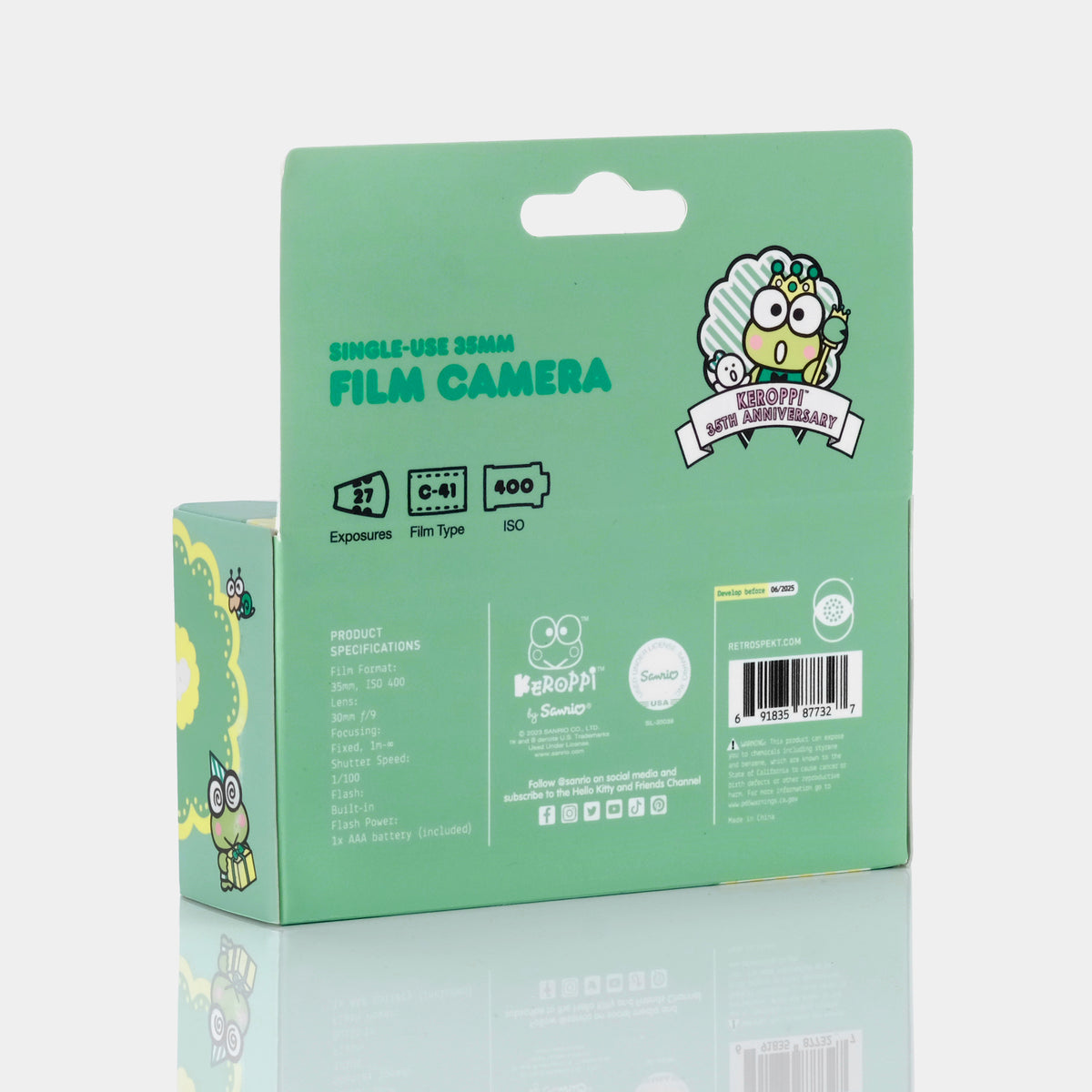 Keroppi x Polaroid 600 Instant Film Camera