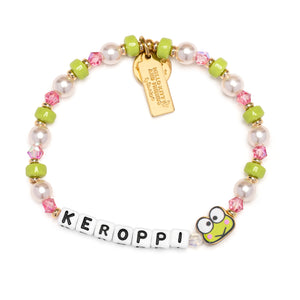 Keroppi x Little Words Project Beaded Bracelet Jewelry LITTLE WORDS PROJECT   