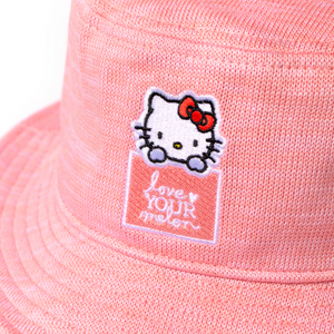 Hello Kitty x Love Your Melon Speckled Hero Bucket Hat (Pink) Accessory Love Your Melon   