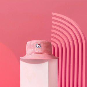 Hello Kitty x Love Your Melon Speckled Hero Bucket Hat (Pink) Accessory Love Your Melon   