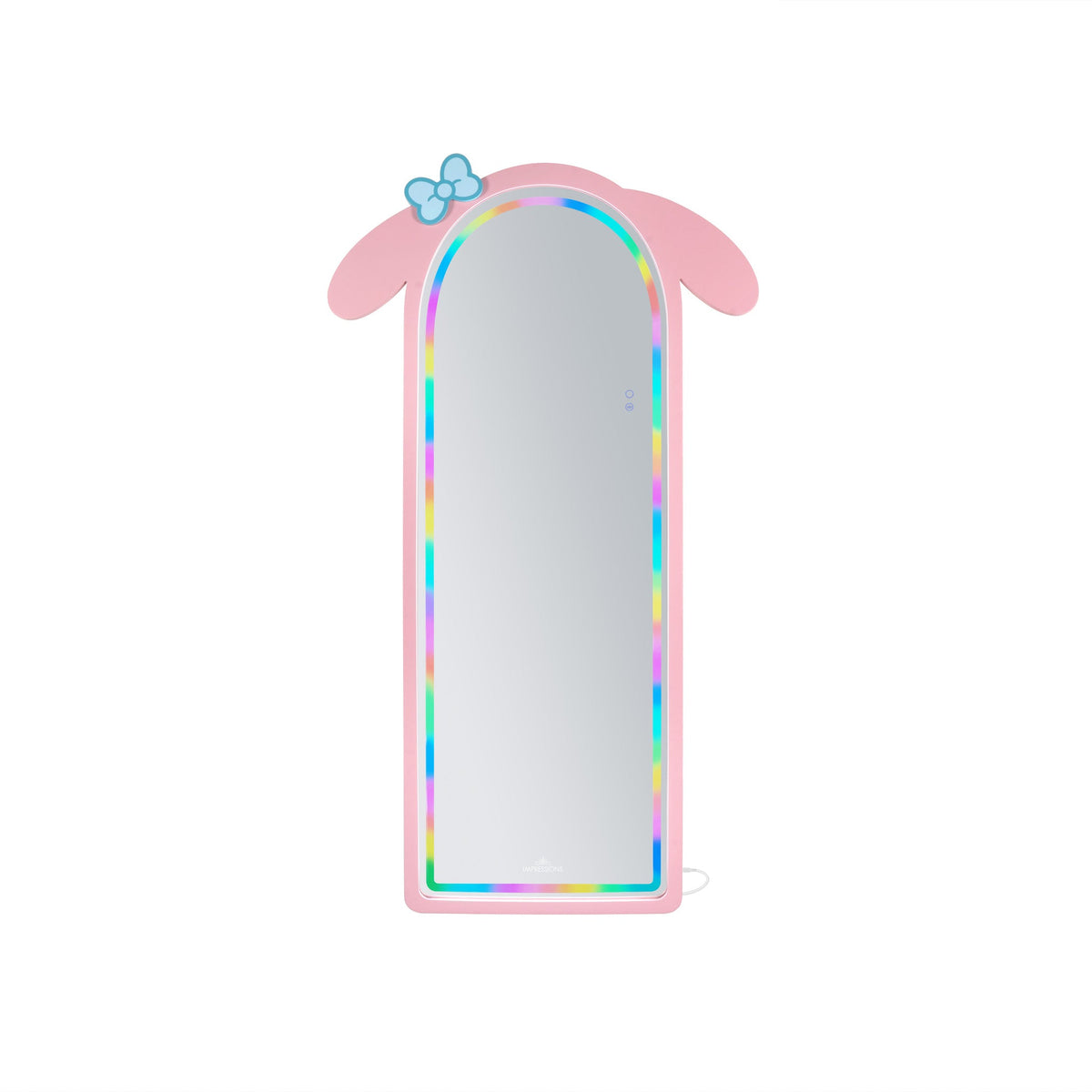 My Melody x Impressions Vanity Arch RGB Full Length Mirror Makeup Mirrors Impressions Vanity Co.