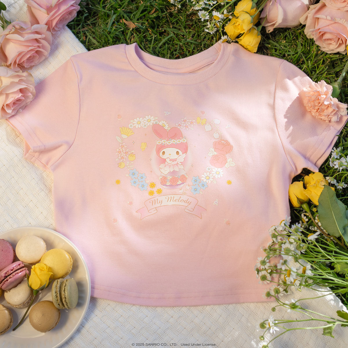 My Melody x JapanLA Fairy Crop Tee (50th Anniv.) Apparel JapanLA