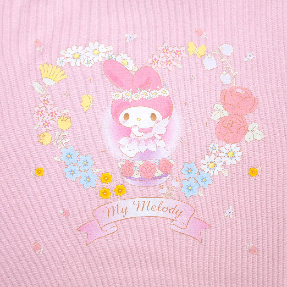 My Melody x JapanLA Fairy Crop Tee (50th Anniv.) Apparel JapanLA