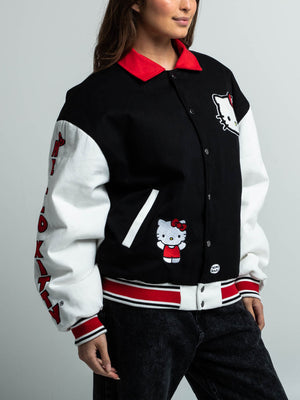 Hello Kitty x Dumbgood Varsity Jacket Apparel DUMBGOOD   